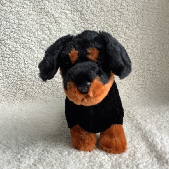 GANZ Webkinz HM345 Dachshund Puppy Dog Plush Stuffed Animal Toy No Code #1 - Picture 4 of 10